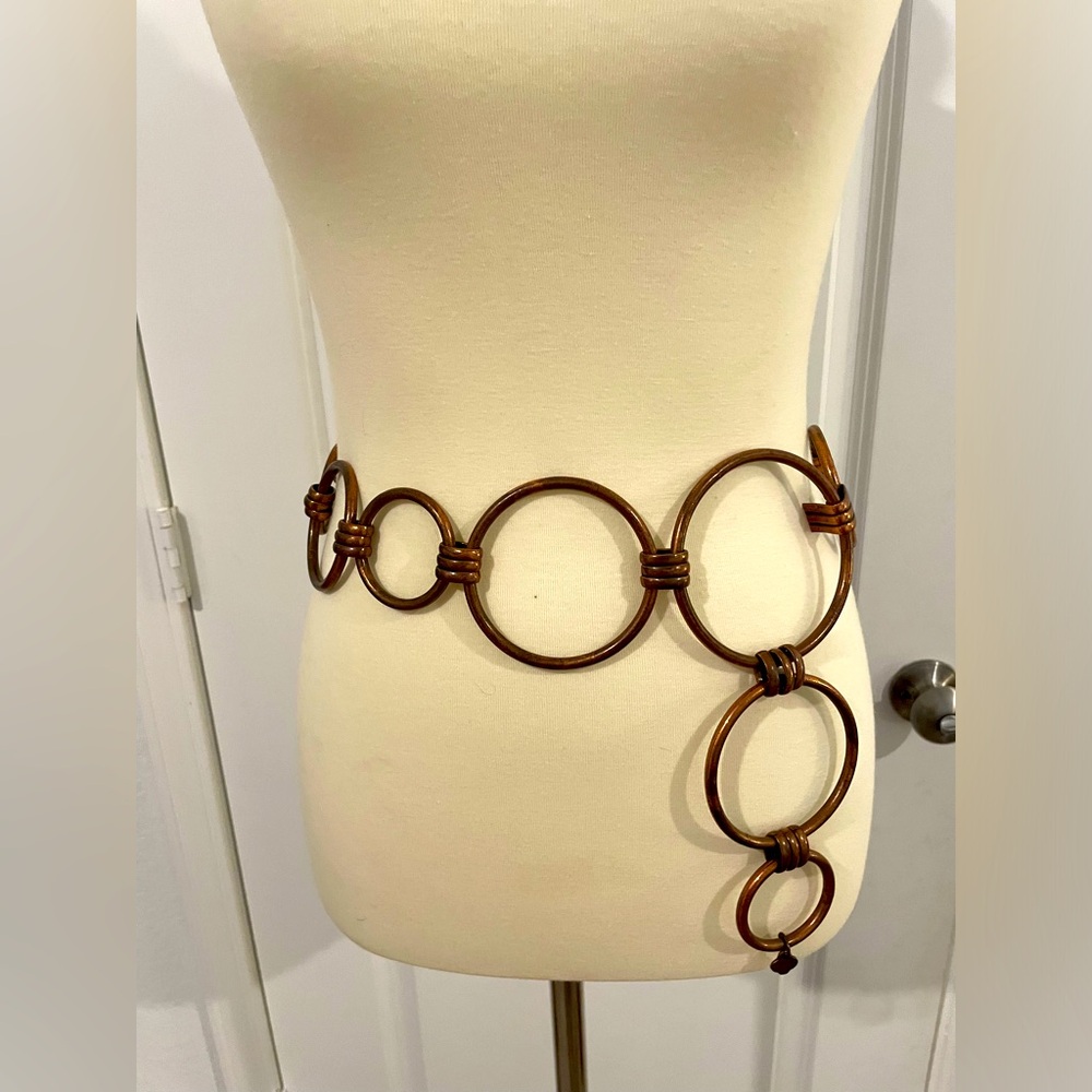 Authentic vhtf vintage YSL metal belt, Y2K